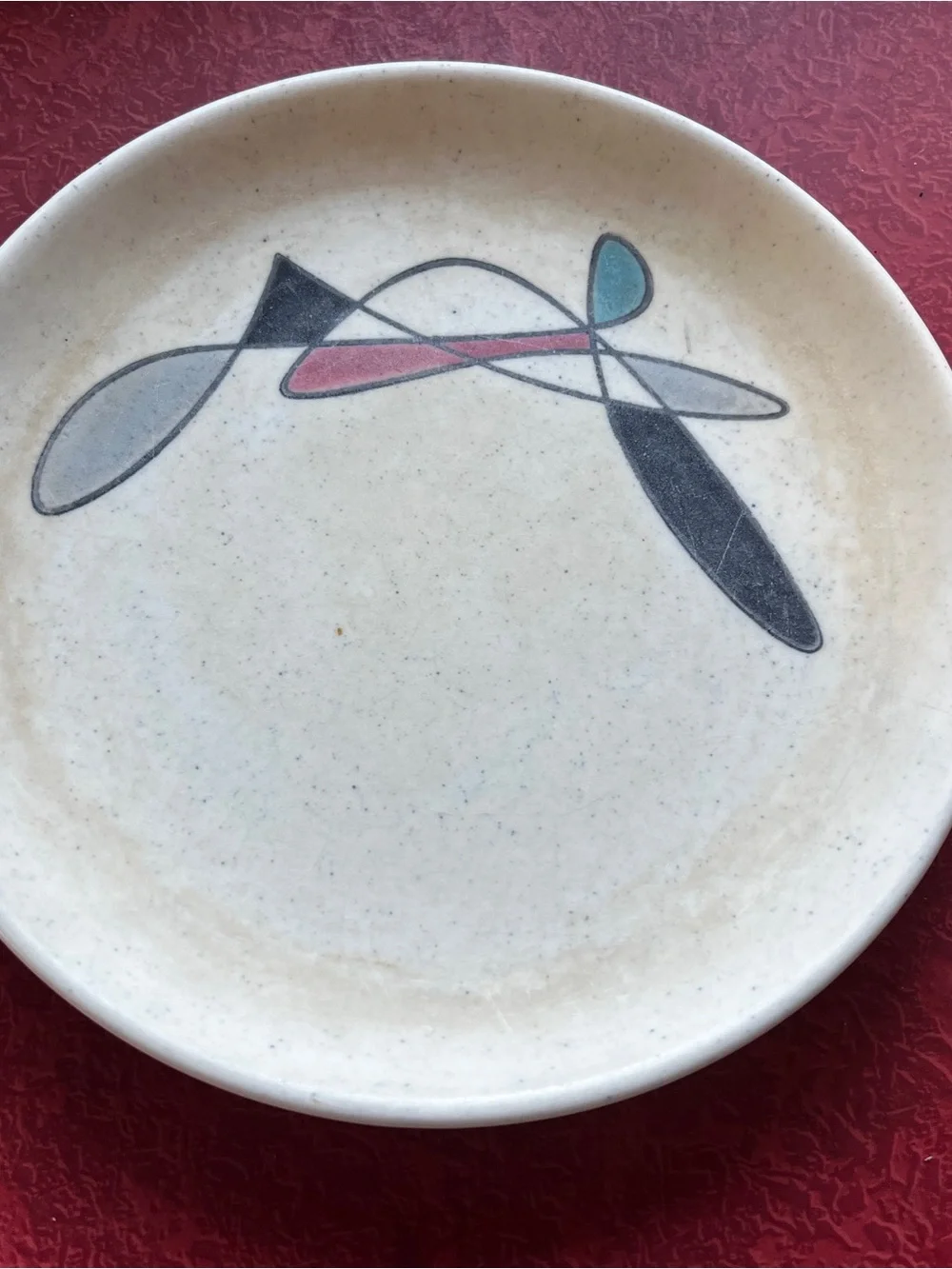 Vintage Poppytrail Metlox Contempora Freeform bread butter Dinner Plates 6.5 Mcm